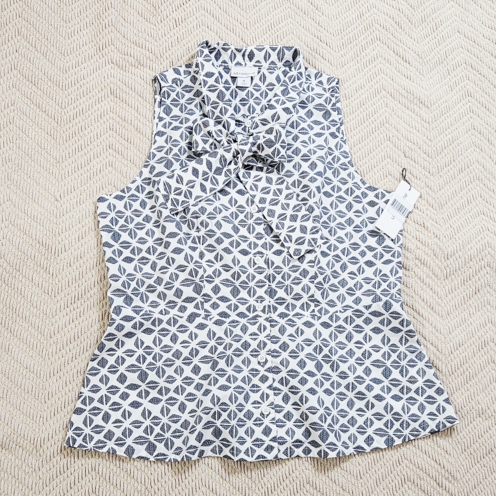LIZ CLAIBORNE Sleeveless Top Medium NEW